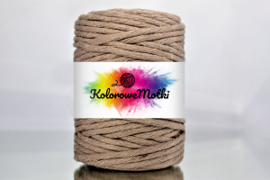 Sznurek Bawełniany Skręcany 10m 5mm Beżowy 