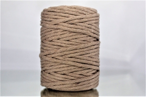 Sznurek Bawełniany Skręcany 10m 5mm Beżowy 