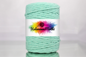 Sznurek Bawełniany Skręcany 10m 5mm Miętowy
