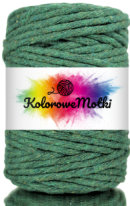 Sznurek Bawełniany Skręcany 10m 5mm Zielony