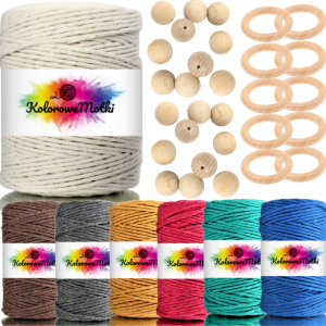 Zestaw do makramy 37.1 elementów