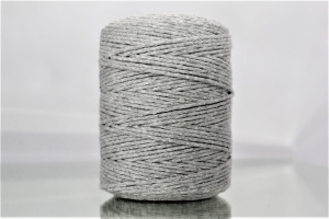 Sznurek Bawełniany Skręcany 150m 2mm Szary