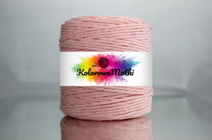 Sznurek Bawełniany Skręcany 200m 3mm Różowy
