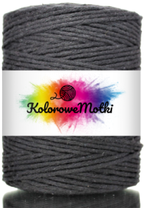 Sznurek Bawełniany Skręcany 150m 2mm Czarny