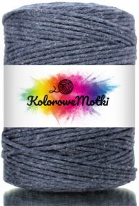 Sznurek Bawełniany Skręcany 150m 2mm Granatowy