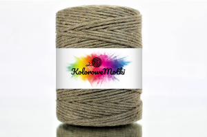 Sznurek Bawełniany Skręcany 150m 2mm Khaki