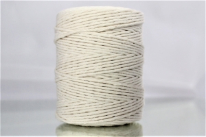 Sznurek Bawełniany do Markamy 150m 2mm Naturalny