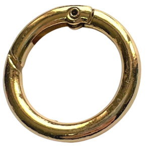 Złote kółko otwierane szekla 20mm