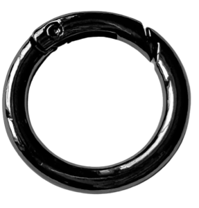 Czarne kółko otwierane szekla 20mm