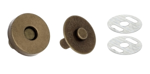 Zapięcie magnetyczne 18/18 mm Antyczne Złoto
