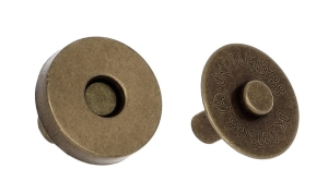 Zapięcie magnetyczne 18/18 mm Antyczne Złoto