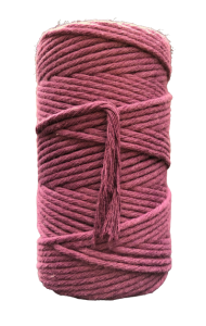 Sznurek Bawełniany Do Makramy Śliwkowy 60m 2mm
