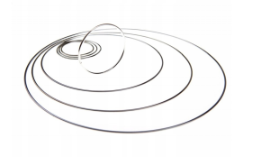 Obręcz Do Łapaczy Snów Kółko Metalowe Srebrne 18cm 