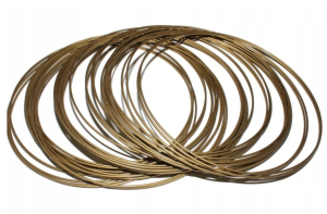 Obręcz Do Łapaczy Snów Kółko Metalowe Złote 8cm