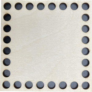 Baza Dno Koszyka Kwadrat Makrama Sklejka 10cm