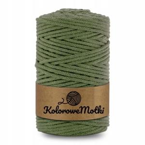 Sznurek Bawełniany Pleciony 100m 3mm Khaki