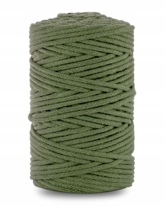 Sznurek Bawełniany Pleciony 100m 3mm Khaki