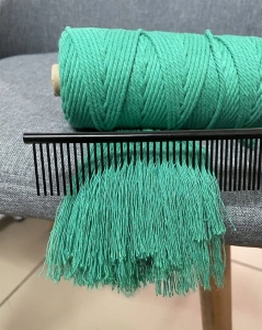 Metalowy Grzebień Do Makramy Grzebień do Sznurka