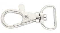 Karabińczyk Metal 13mm Rybka Nikiel Nrelok 10szt