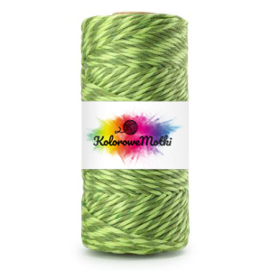 Sznurek Bawełniany Skręcany TRAWIASTY 20m 3mm