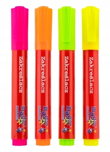 Zakreślacz MAGIC 4szt