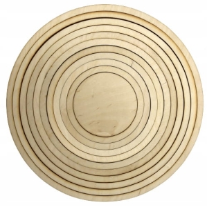 Obręcz Drewniana ze Sklejki Zestaw 10szt