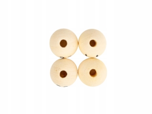 Główki Drewniane korale koraliki Buźki do Aniołków