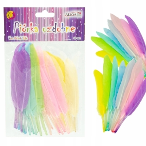 Pióra Kreatywne Piórka Ozdobne Dekoracyjne
