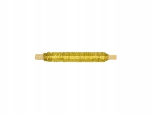 Drut Aluminiowy Florystyczny Złoty 0,7mm 33m