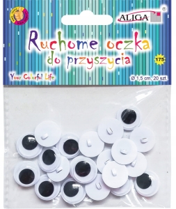Ruchome Oczka Oczy do Przyszycia Maskotek Zabawek