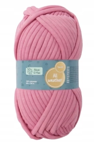 Włóczka Marshmallow Poliestrowa Super Miękka Róż