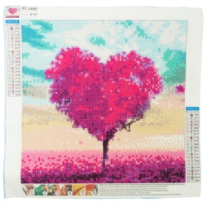 Haft diamentowy mozaika diamond painting zestaw 5D Drzewo Serce