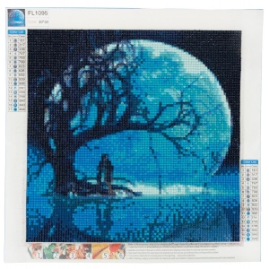 Haft diamentowy mozaika diamond painting zestaw 5D Moon