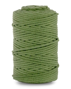 Sznurek bawełniany pleciony 100m 5mm Pistacjowy