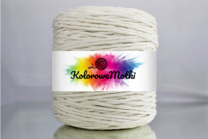 Sznurek Bawełniany do makramy 300m 2mm Naturalny