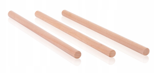 Drążek do Makramy drewniany 22mm x 30cm 