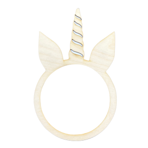 Obręcz Baza do Makramy Jednorożec ze Sklejki 15,5cm