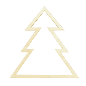 Obręcz Drewniana Choinka Drzewo Baza do Makramy