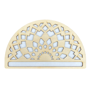 Baza Drewniana Makrama Półmandala Mandala ze Sklejki 20cm