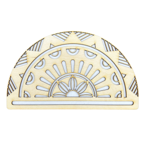 Baza do Makramy ze Sklejki Półmandala Baza Mandala 20cm