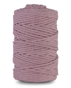 Sznurek bawełniany pleciony 100m 5mm Brudny Róż