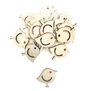 Drewniane Ptaszki Dekory ze Sklejki Scrapki Ptaki EKO 10szt