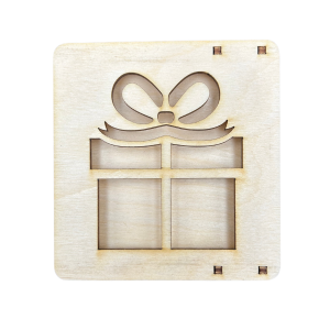 Drewniane Pudełko Pudełeczko Mini Pojemnik ze Sklejki Zamykane do Decoupage