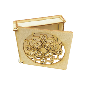 Drewniane Pudełko Ażurowe Szkatułka do Decoupage na Prezent