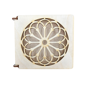 Drewniane Pudełko Ażurowe Szkatułka ze Sklejki na Prezent do Decoupage