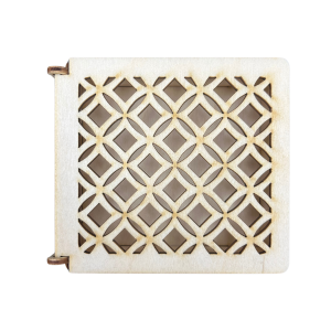 Drewniane Pudełko Ażurowe Szkatułka ze Sklejki do Decoupage na Prezent