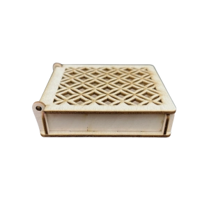 Drewniane Pudełko Ażurowe Szkatułka ze Sklejki do Decoupage na Prezent