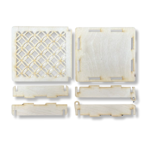 Drewniane Pudełko Ażurowe Szkatułka ze Sklejki do Decoupage na Prezent