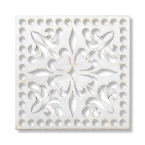 Baza Dno Kosza Spód Kwadrat Ażur Makrama Decoupage wzór Kwadrat 15cm