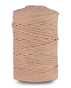 Sznurek bawełniany pleciony 100m 5mm Łososiowy